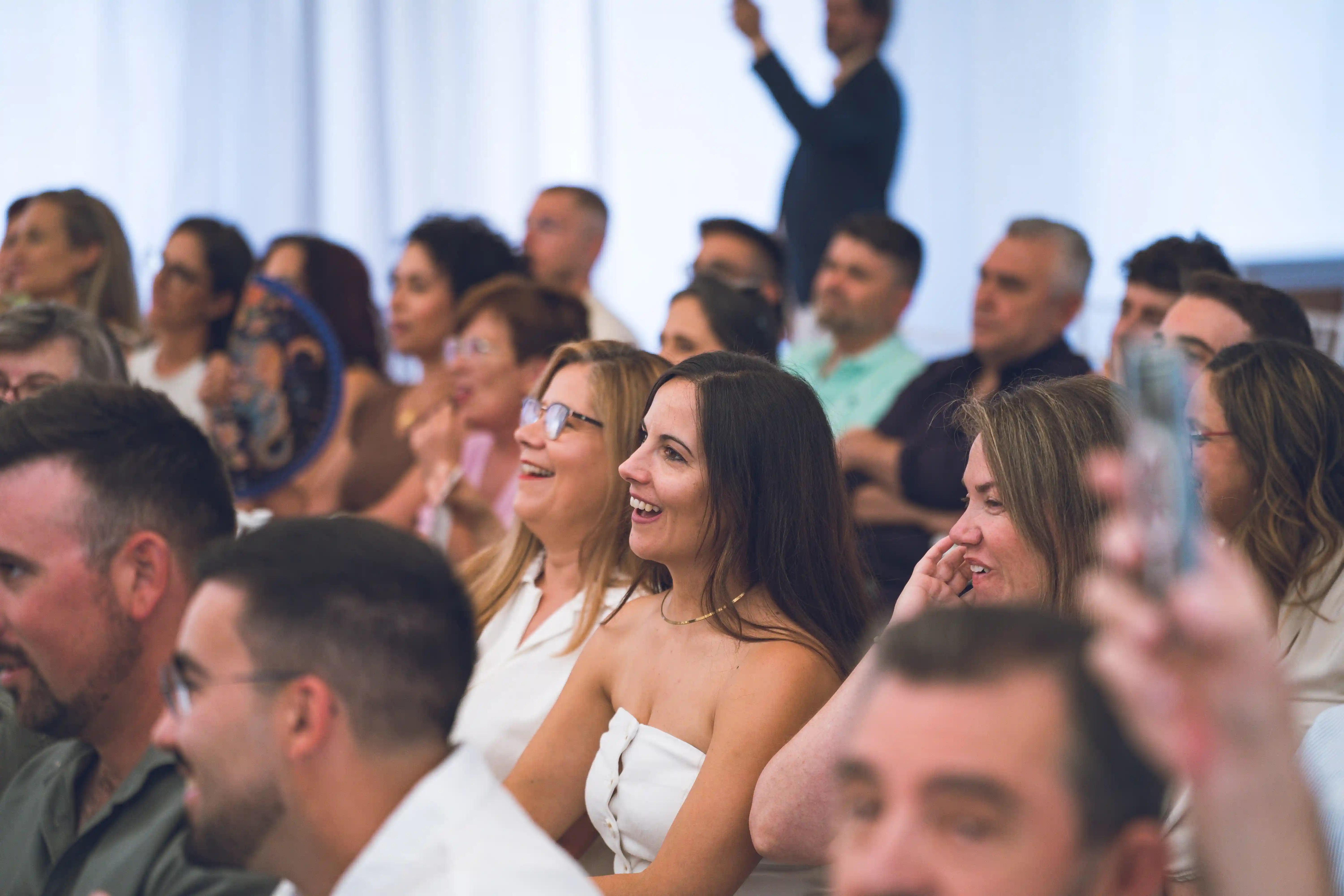 Magia de cerca en el cóctel de una boda en Canarias